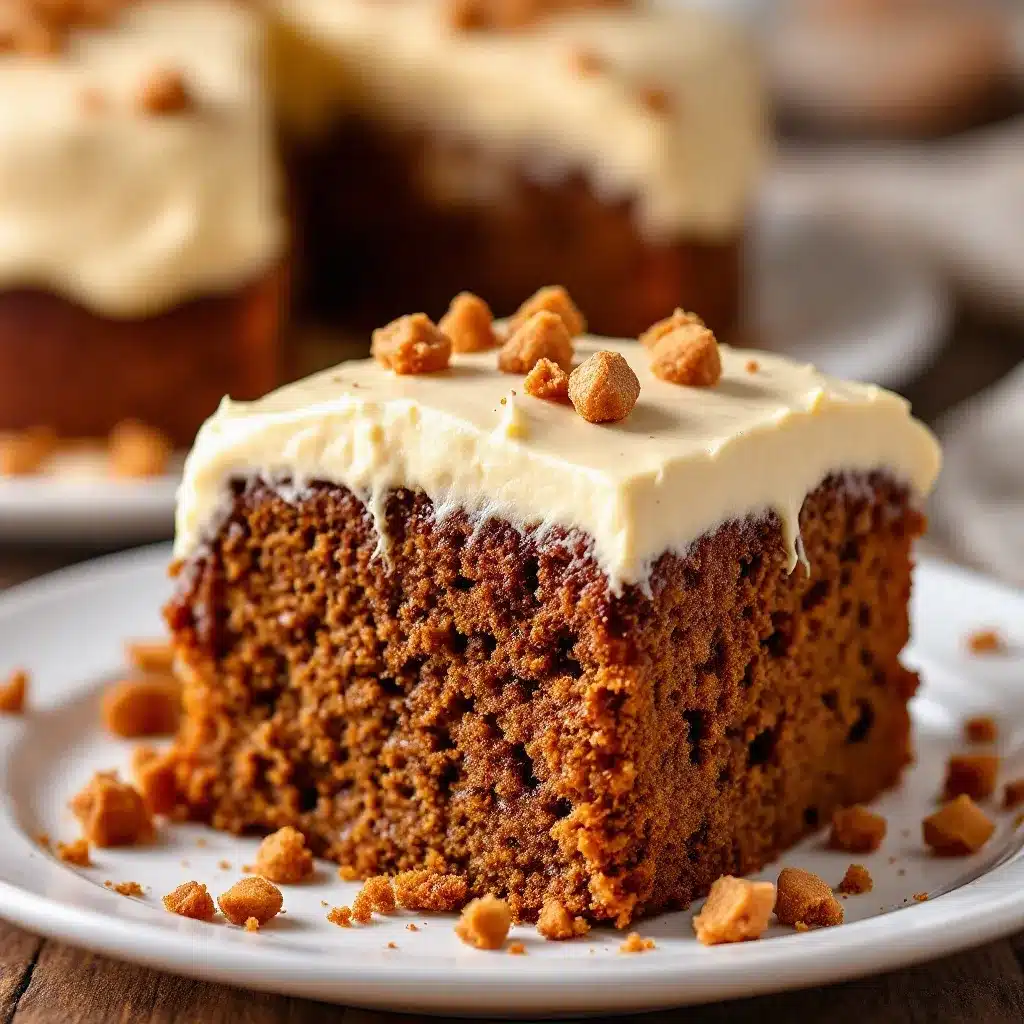 gingerbread spice cake preparation steps