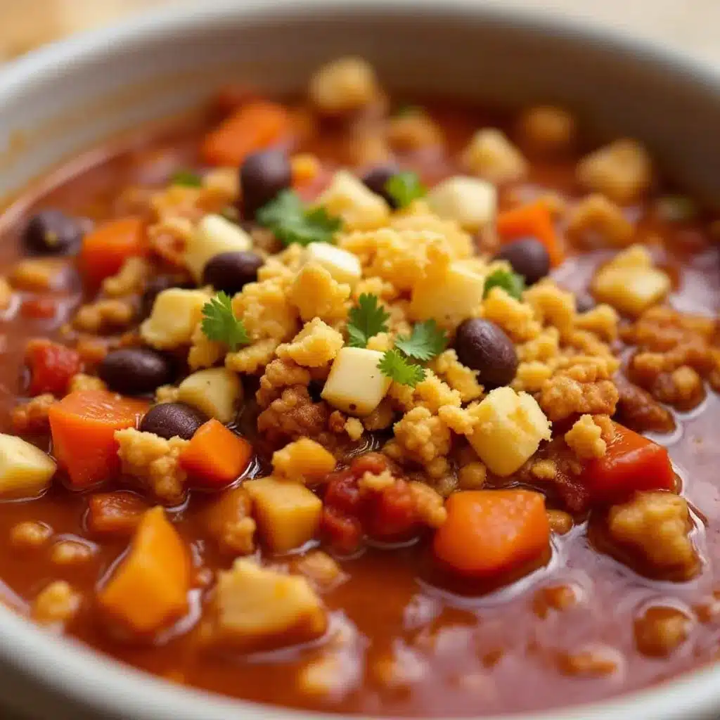 ground turkey taco soup preparation steps