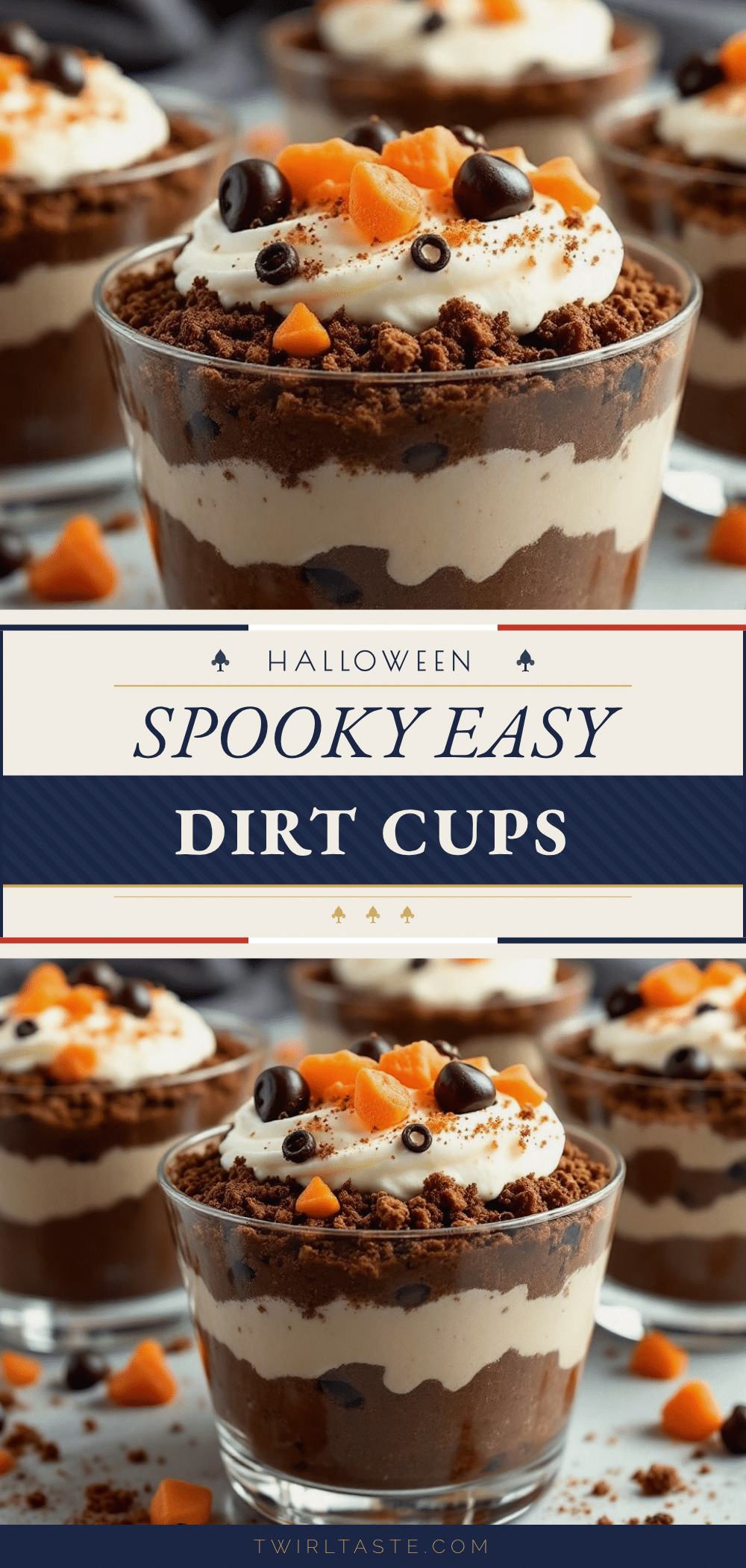 halloween dirt cup parfaits recipe
