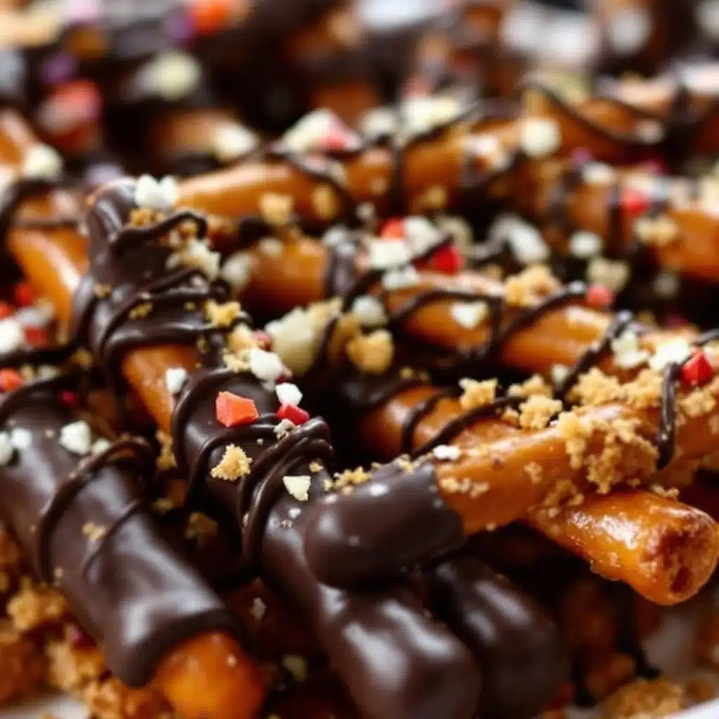Halloween Pretzel Rods - featured image