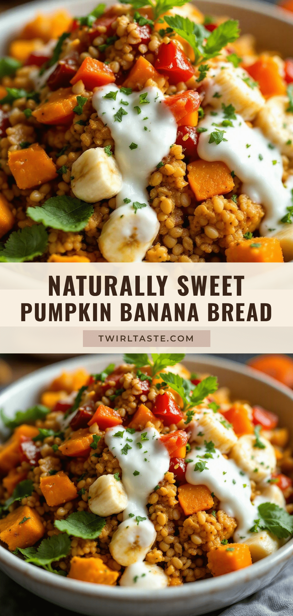 healthy pumpkin banana bread recipe