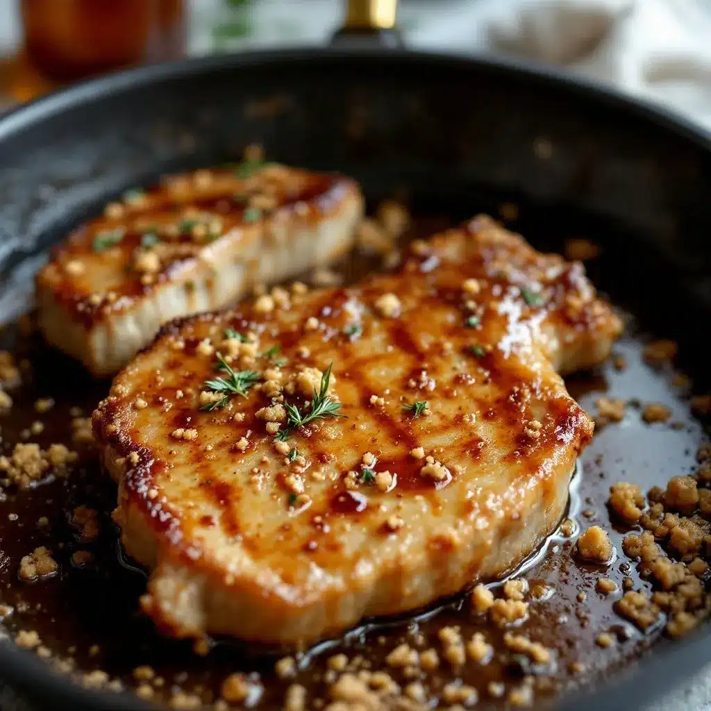 honey garlic pork chops preparation steps
