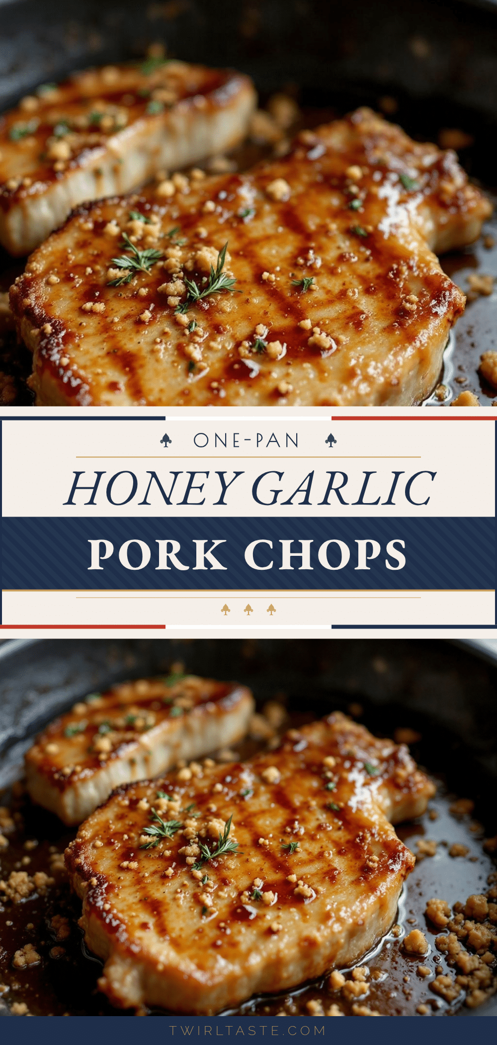 honey garlic pork chops recipe