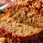 juicy classic meatloaf with sweet glaze - featured image