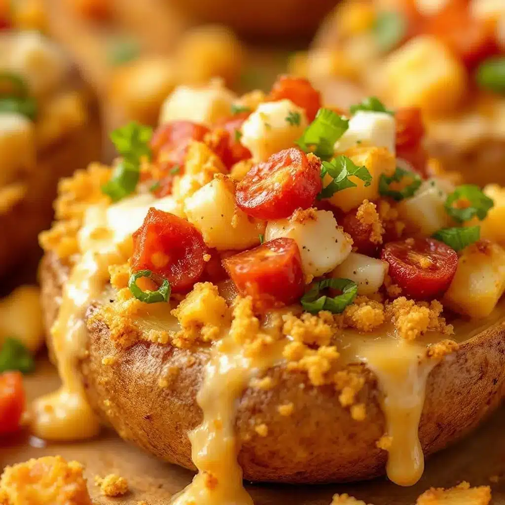 loaded baked potato game day bites - featured image