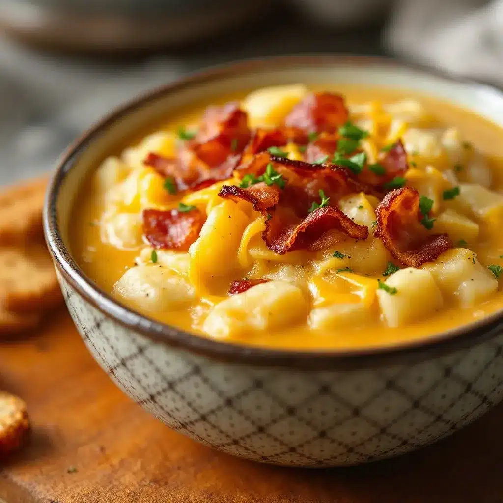 loaded baked potato soup preparation steps