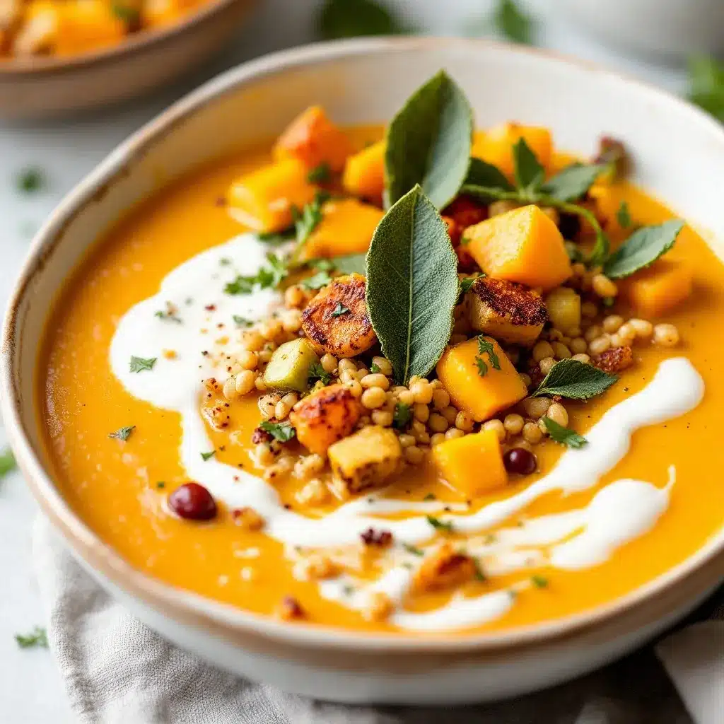 maple butternut squash soup preparation steps