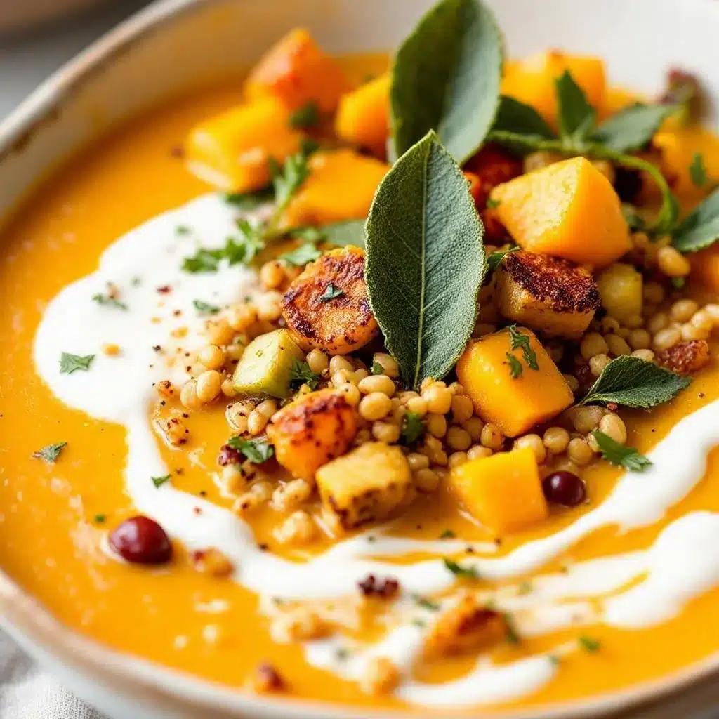 maple butternut squash soup - featured image