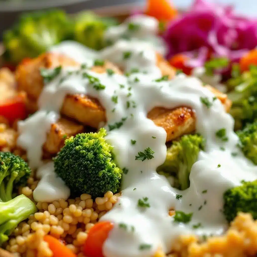 meal prep chicken and broccoli bowls - featured image