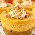 mini pumpkin cheesecakes - featured image