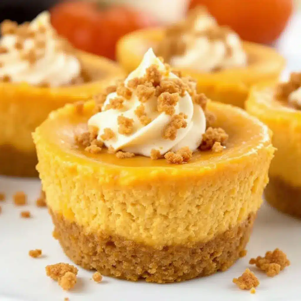 mini pumpkin cheesecakes preparation steps