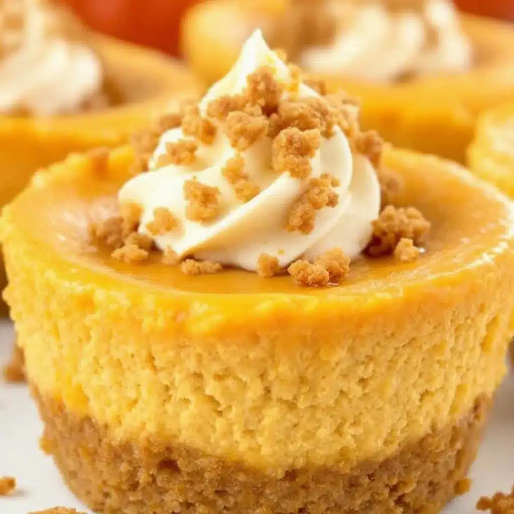 mini pumpkin cheesecakes - featured image