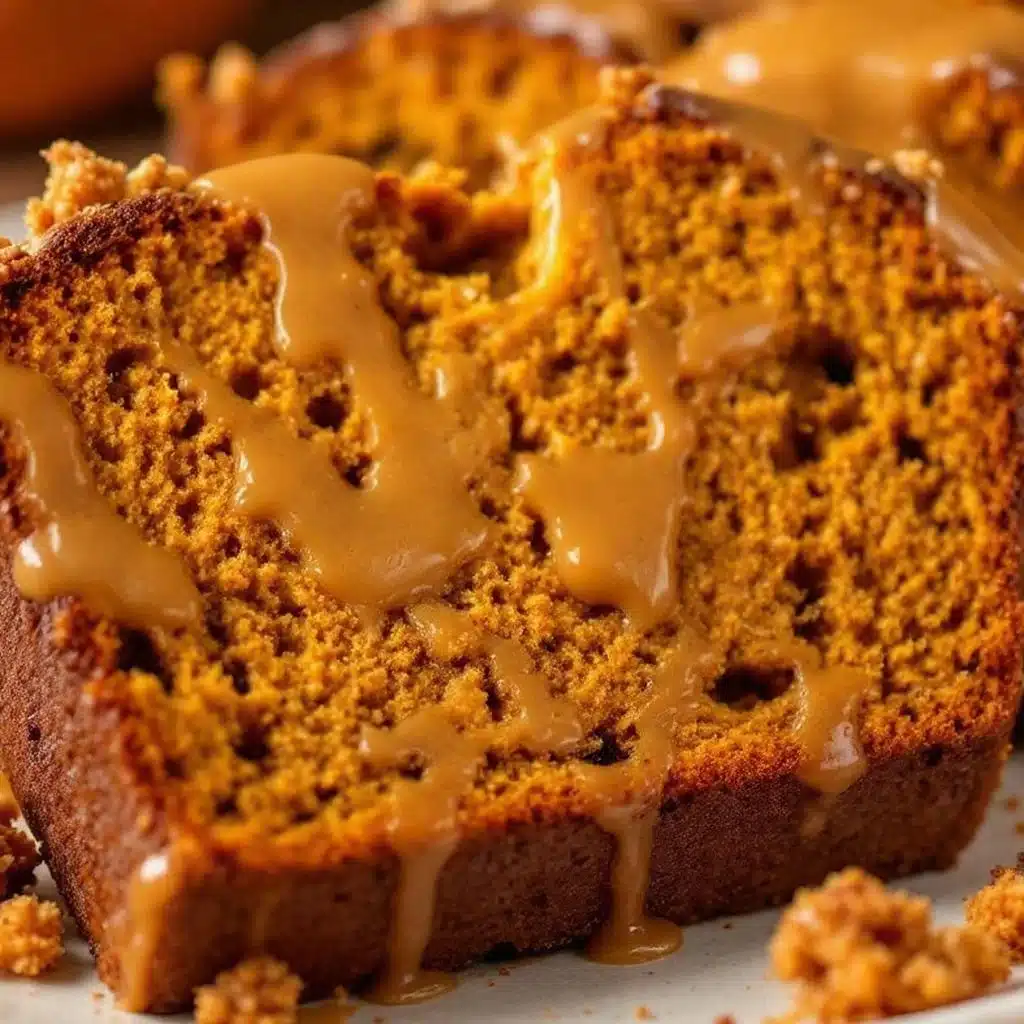 moist brown butter pumpkin bread - featured image