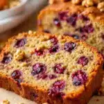moist cranberry orange bread - featured image