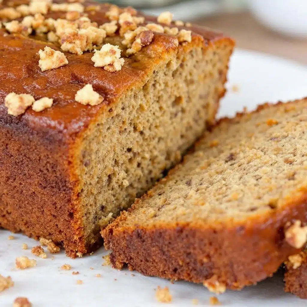moist one-bowl banana bread - featured image