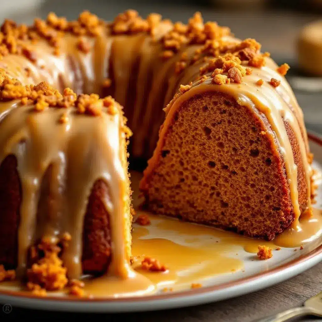 moist salted caramel pumpkin bundt cake preparation steps