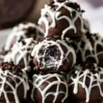 No-Bake Spider Web Oreo Truffles - featured image