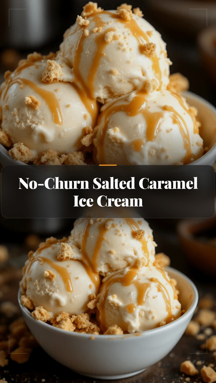 no-churn salted caramel ice cream recipe