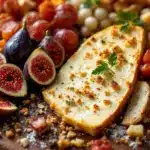 perfect thanksgiving charcuterie board with fig and brie - featured image