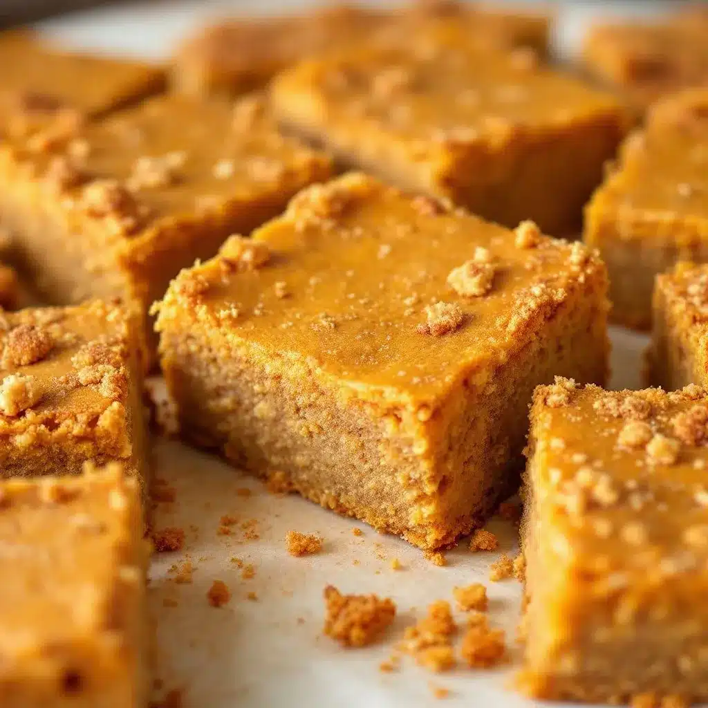 pumpkin pie spice snickerdoodle blondies preparation steps