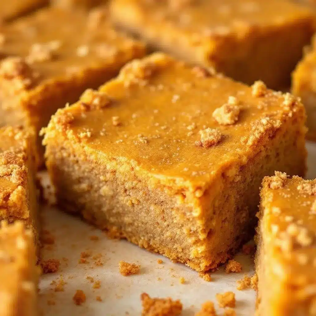 pumpkin pie spice snickerdoodle blondies - featured image