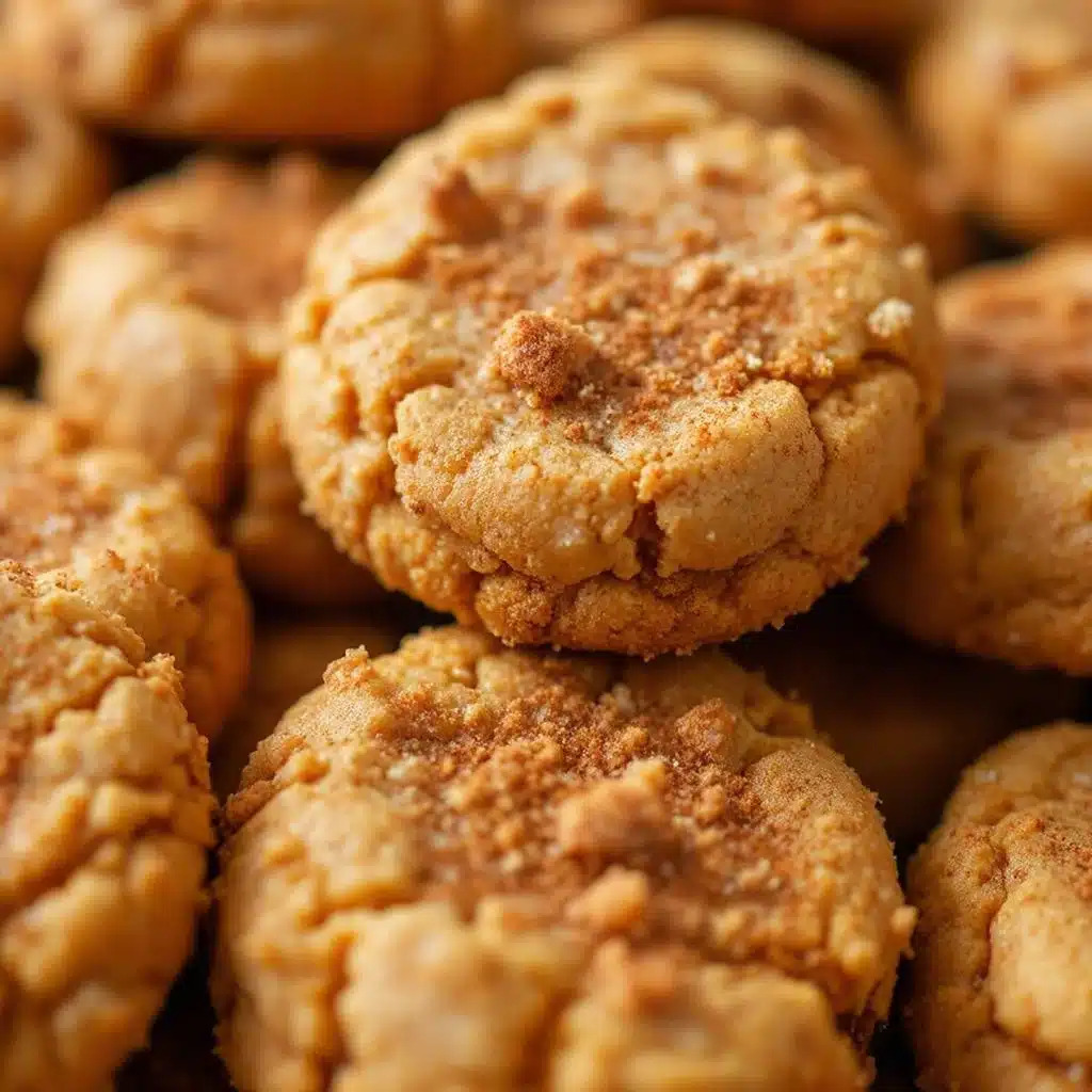 pumpkin snickerdoodle cookies - featured image