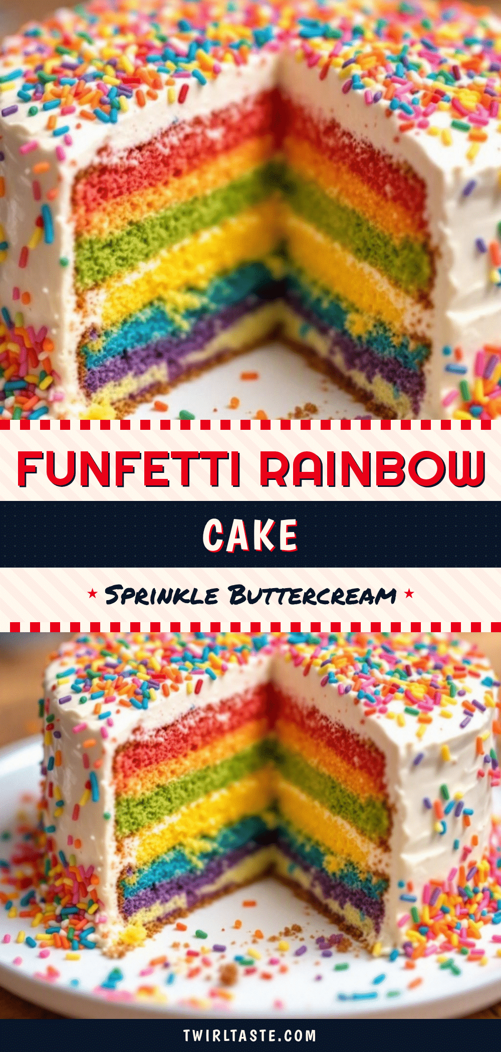 rainbow birthday cake recipe