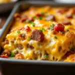 Sheet Pan Sausage Breakfast Casserole - featured image