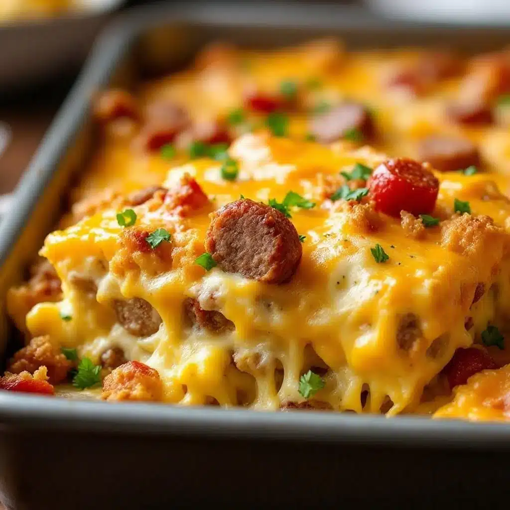 Sheet Pan Sausage Breakfast Casserole - featured image