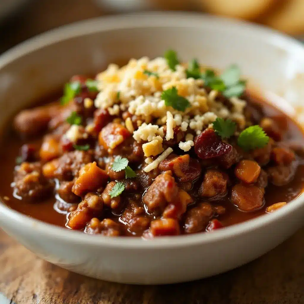 slow cooker beef chili preparation steps