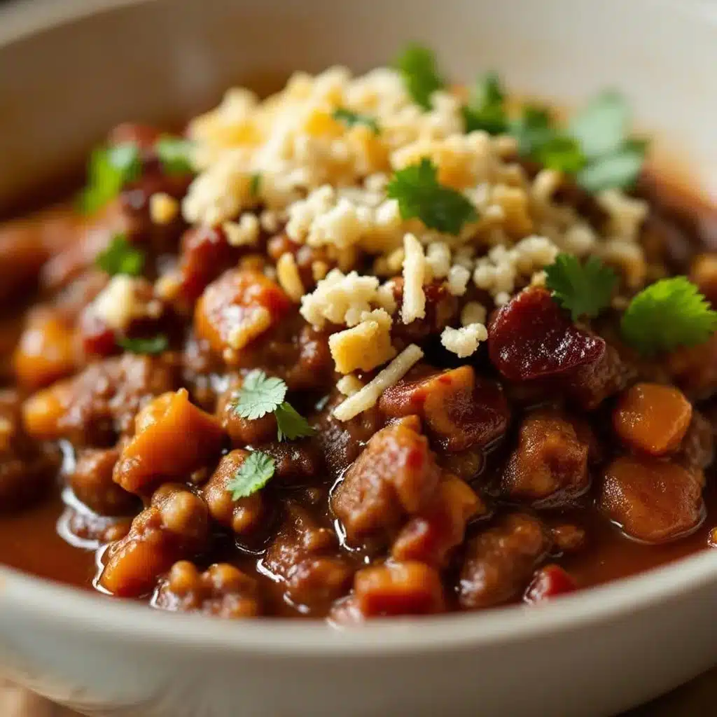 slow cooker beef chili - featured image