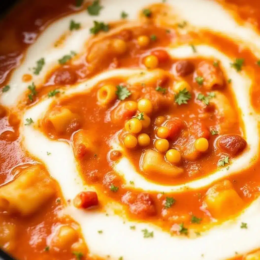 slow cooker lasagna soup - featured image