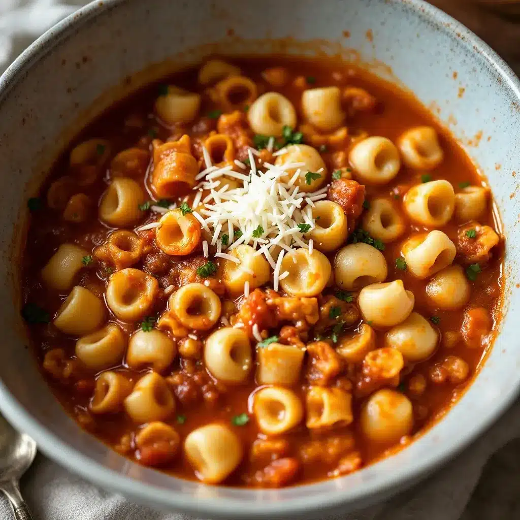 slow cooker lasagna soup preparation steps