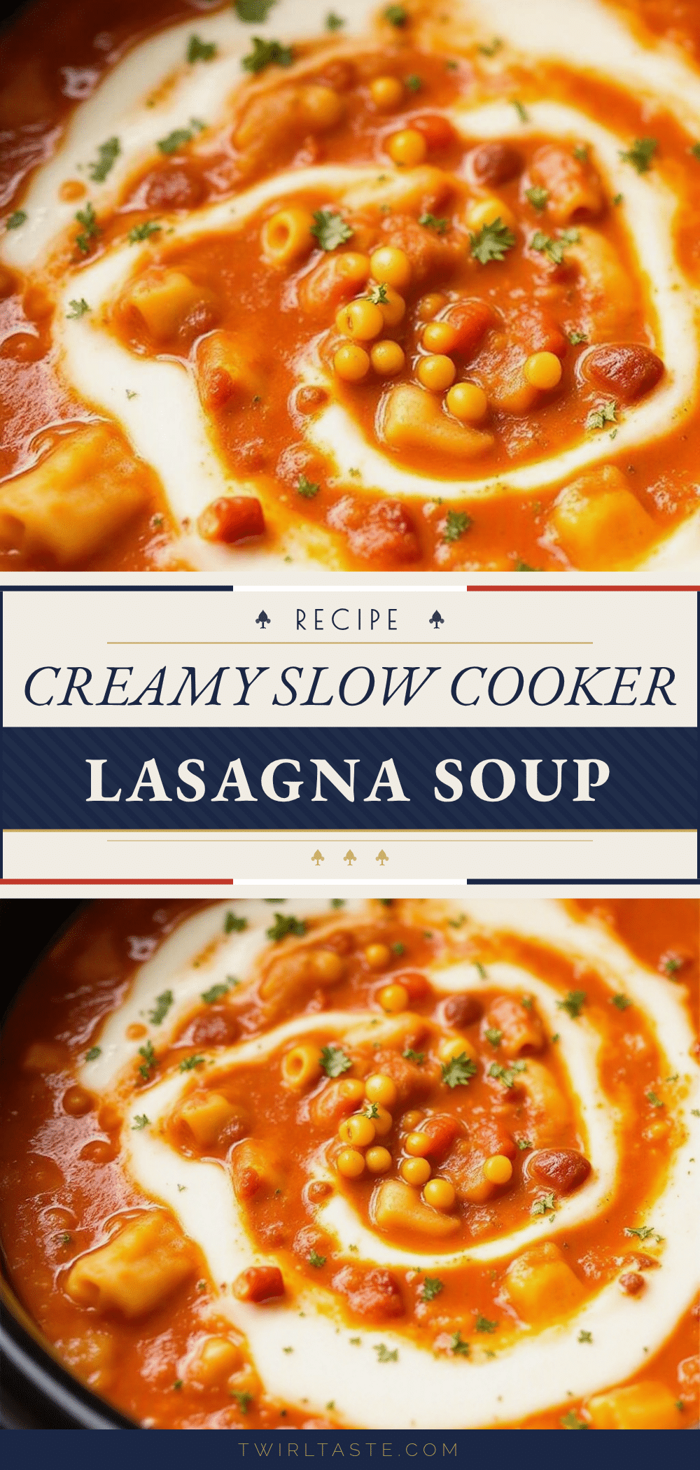 slow cooker lasagna soup recipe