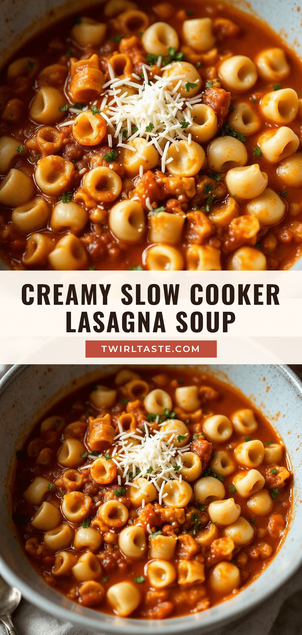 slow cooker lasagna soup recipe