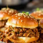 slow cooker pulled pork sliders - featured image