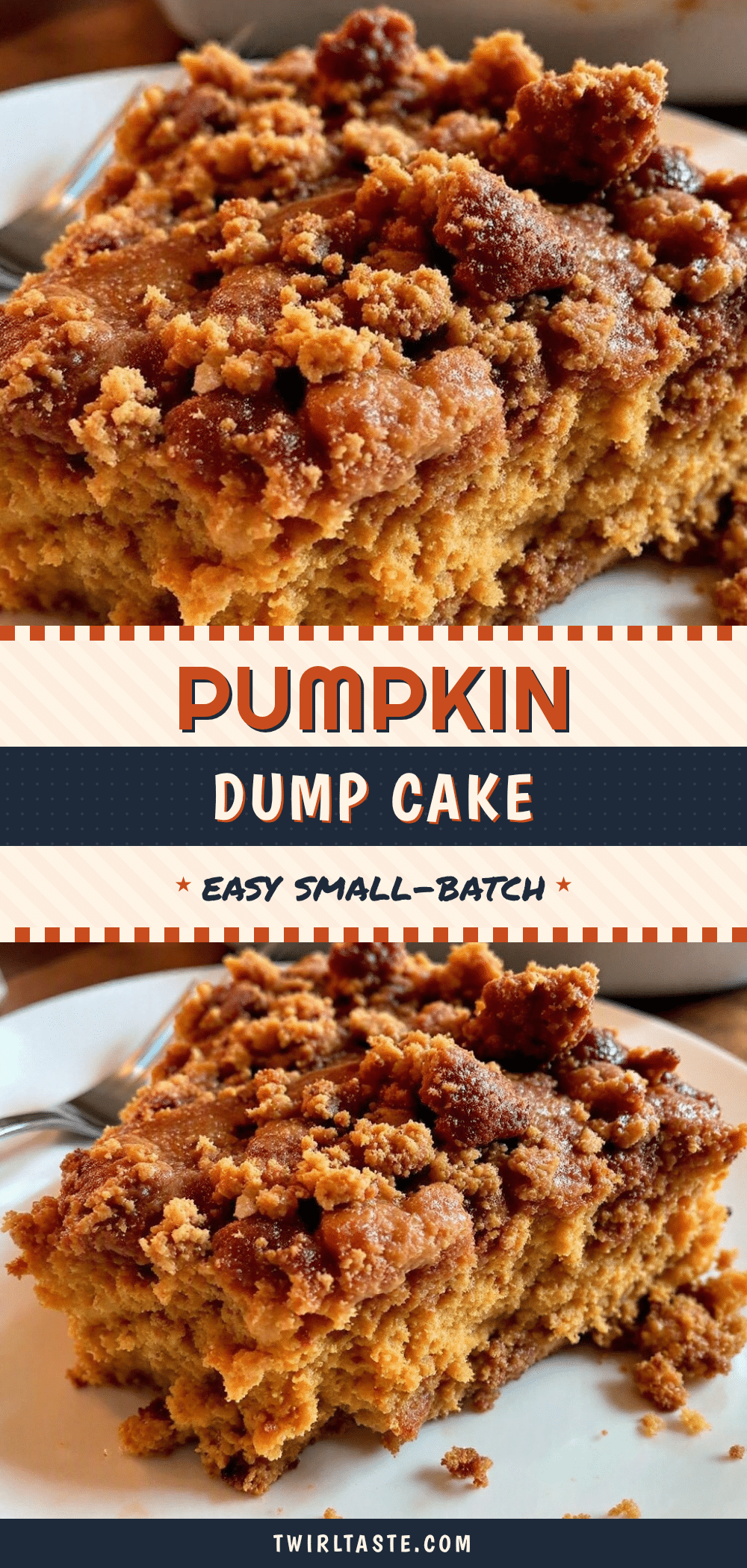 small-batch pumpkin dump cake recipe