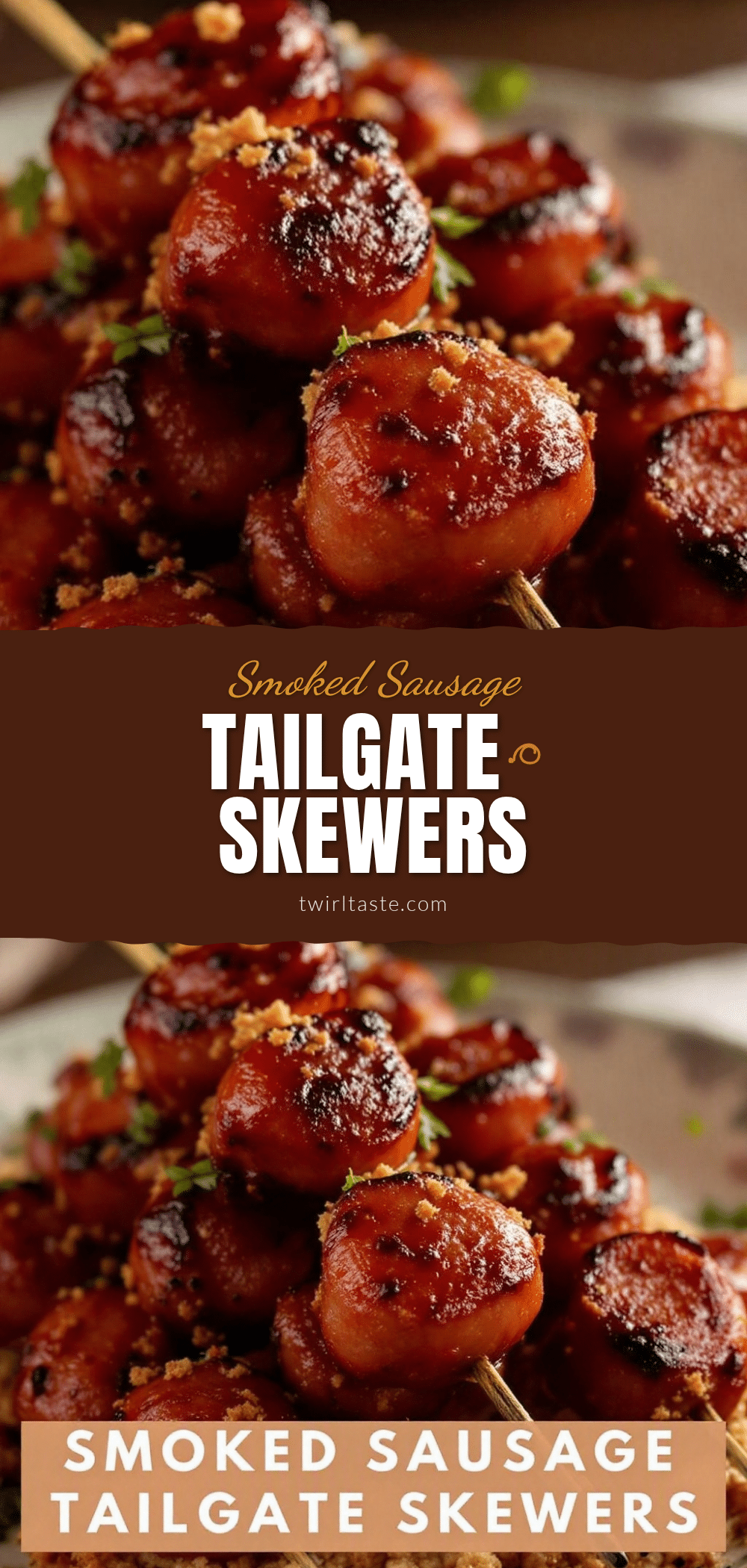 Smoked Sausage Tailgate Skewers recipe