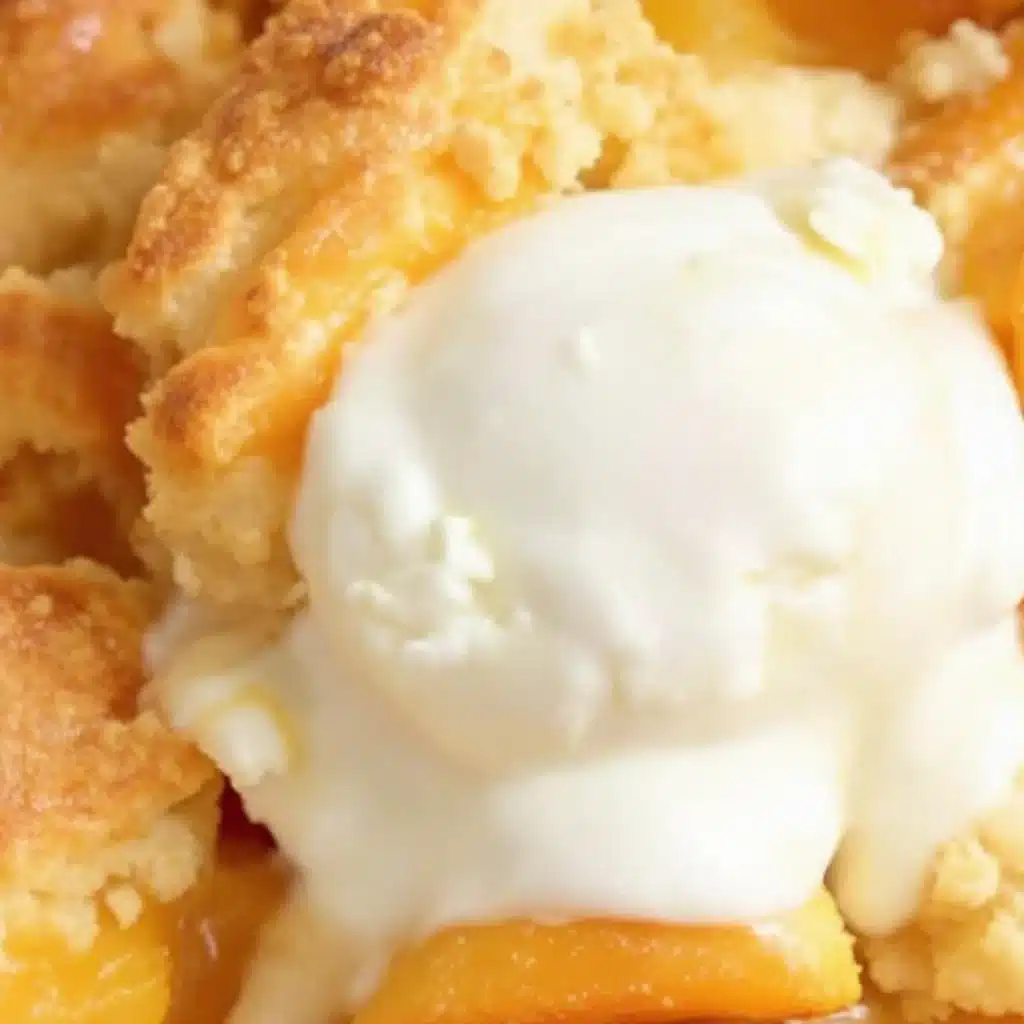 Southern peach cobbler - featured image