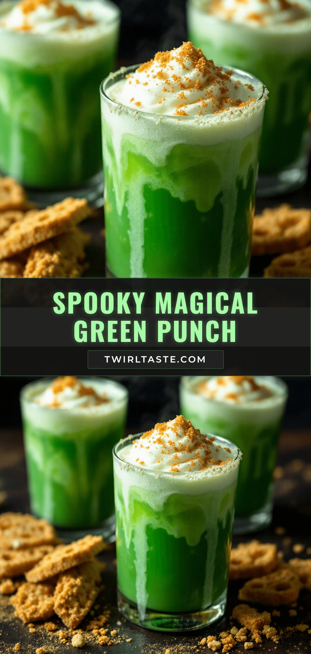 Spooky Witches Brew Green Punch recipe
