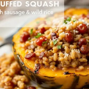 stuffed acorn squash - featured image