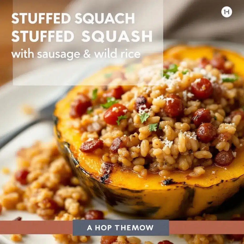 stuffed acorn squash preparation steps