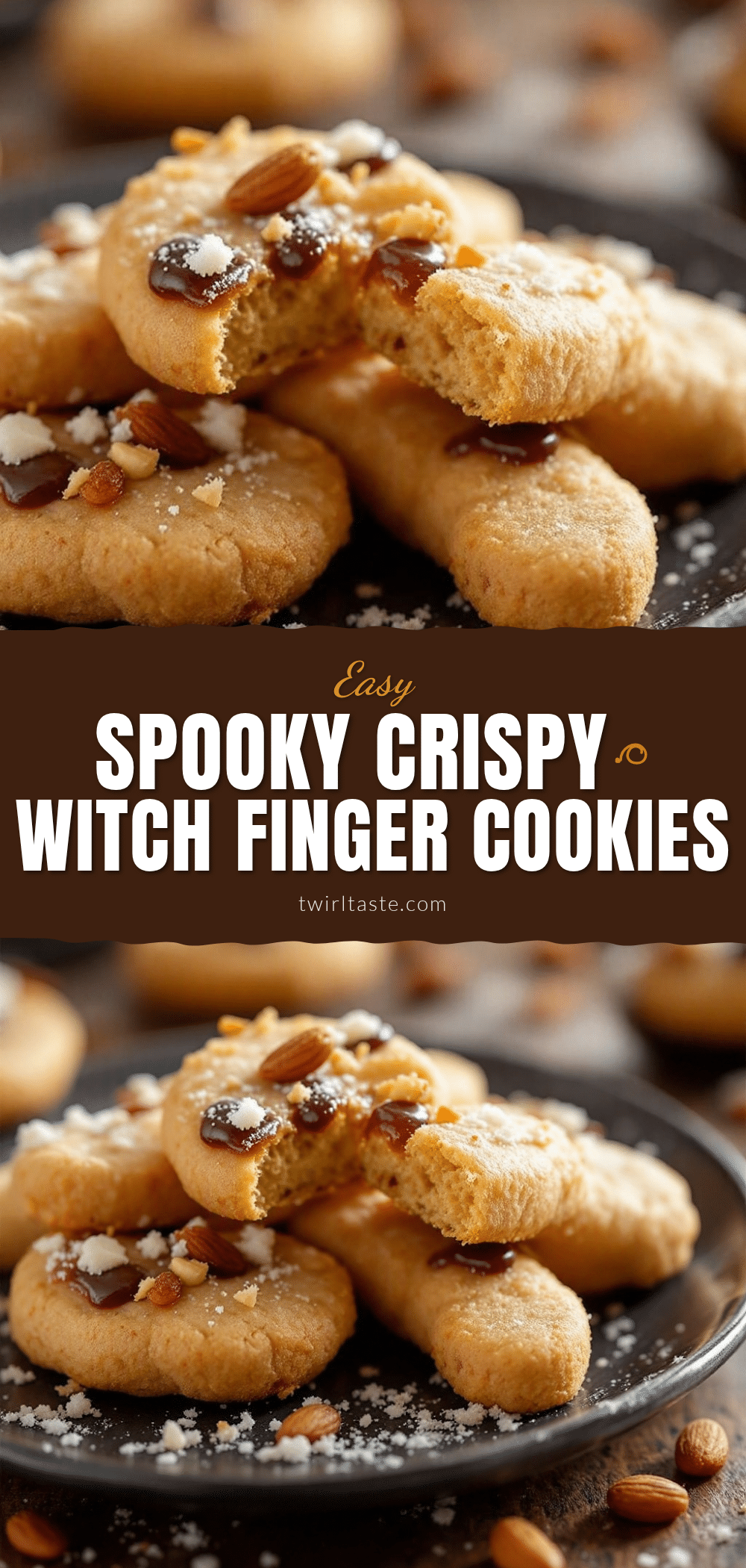 witchs finger cookies recipe